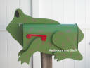 Frog Mailbox .. GREAT Frog Theme gift idea!
