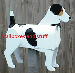 custom painted Jack Russell Terrier
