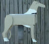 Custom painted Greyhound mailbox ... Great dog theme gift idea!