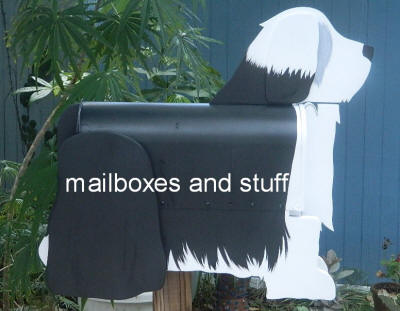 Bearded Collie Mailbox