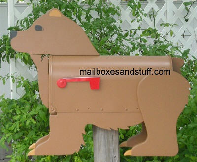 Brown Bear Mailbox