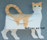 custom painted short hair cat wall mount mailbox