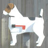 Jack Russell Terrier mailbox, dog mailbox
