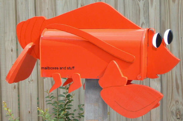Lobster Mailbox , fun whimsical . Perfect for Lobster Lovers