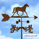 Horse weathervane