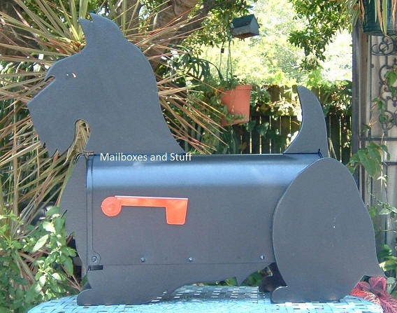 Scottish Terrier Mailbox, dog mailboxes