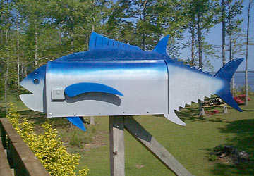 Bluefin Tuna Mailbox