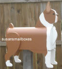  Boston Terrier mailbox custom painted