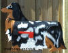 custom painted dapple Doxie mailbox ... "Tommy"