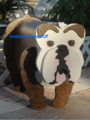 custom painted bull dog mailbox Deezel
