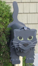 Midnight Kitty mailbox
