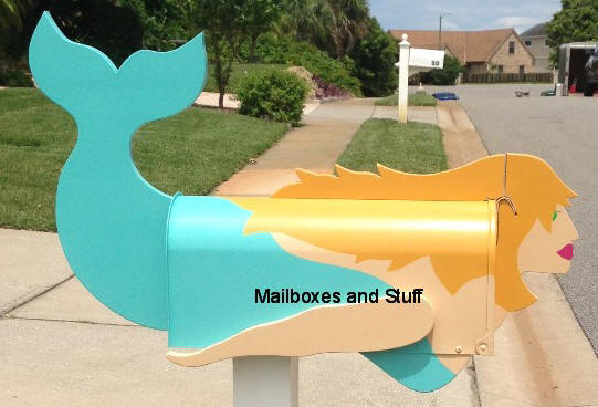 Mermaid mailbox